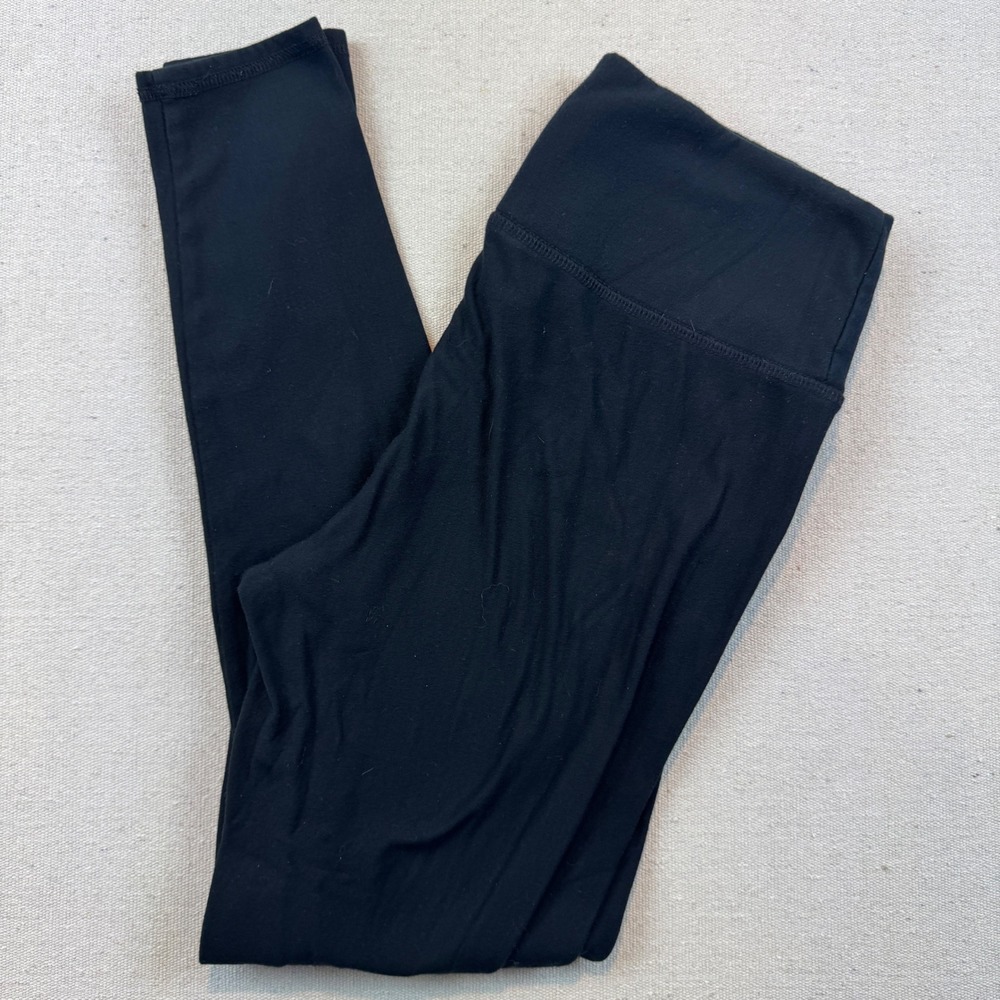 Orvis XL Leggings Women Black Classic Collection High Rise Stretch Athleisure